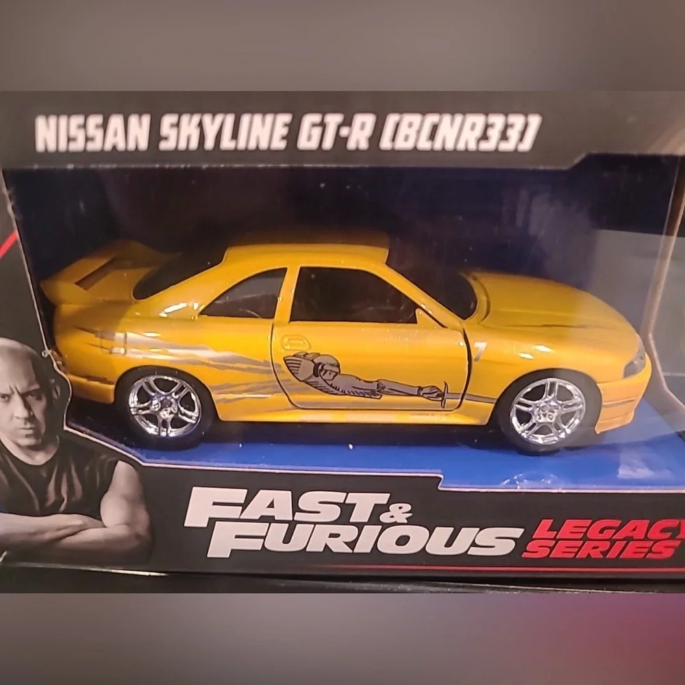 New JADA TOYS Fast & Furious NISSAN SKYLINE GTR R32 & R33 Legacy Series